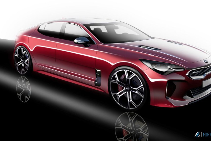 Kia Stinger sketch