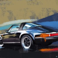 Porsche 911 Carrera Targa Painting
