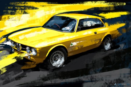 Yellow Alfa by Irina Zavatski