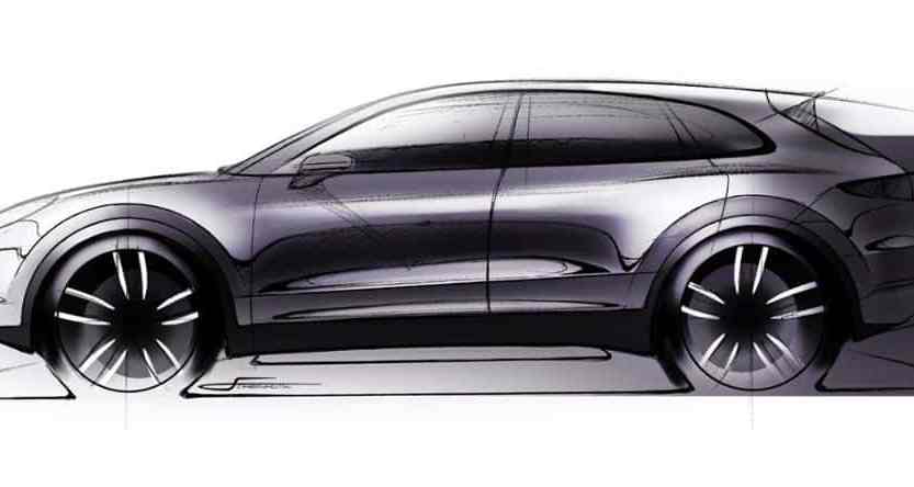 Porsche Cayenne (2018) sketch